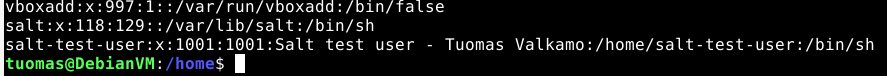 salt-test-user shows up