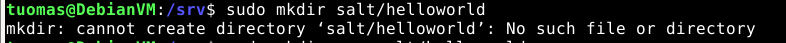 error message