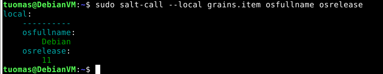 operating system name and release