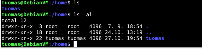 there was no salt-test-user home directory